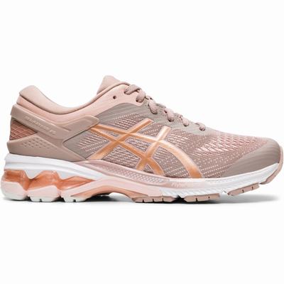 Asics Gel-Kayano 26 - Naisten Juoksukengät - Pinkki Kultaiset